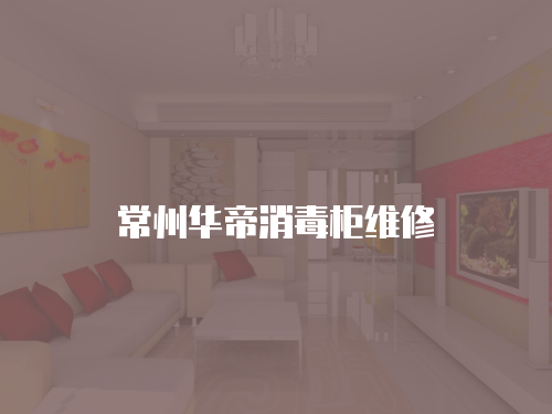 常州華帝消毒柜維修
