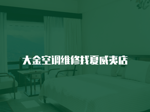 大金空調(diào)維修找夏威夷店