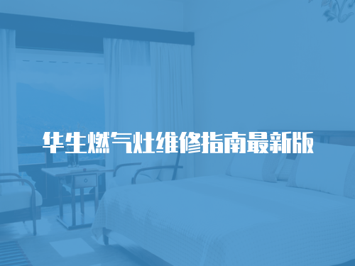 華生燃?xì)庠罹S修指南最新版