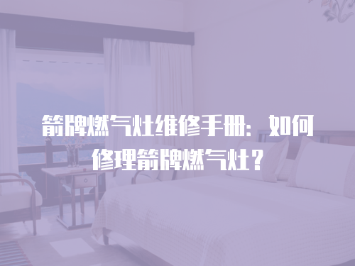 箭牌燃?xì)庠罹S修手冊(cè)：如何修理箭牌燃?xì)庠睿? class=