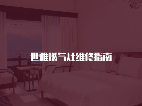 世雅燃?xì)庠罹S修指南