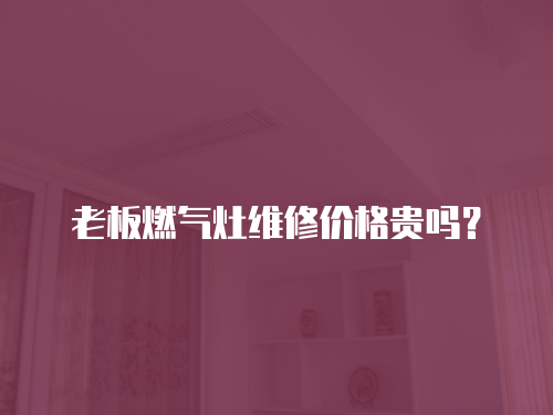 老板燃?xì)庠罹S修價(jià)格貴嗎？
