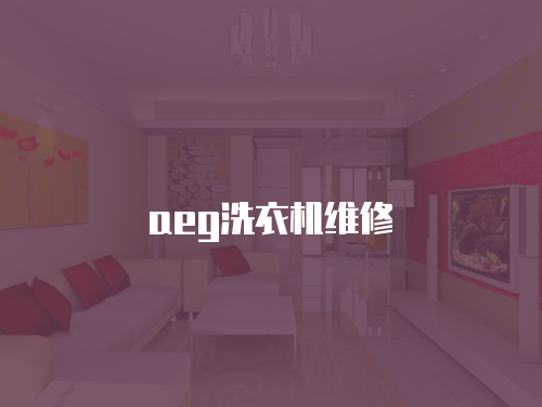 aeg洗衣機維修