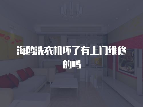 海鷗洗衣機(jī)壞了有上門維修的嗎