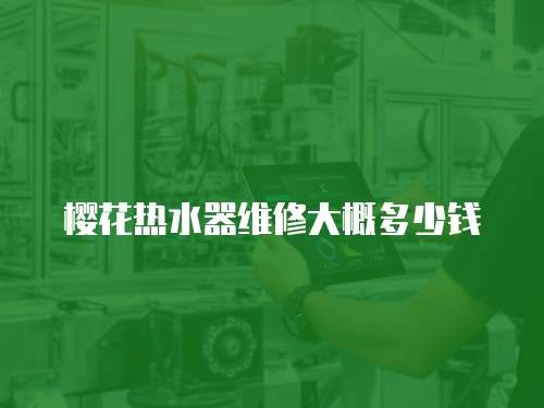 櫻花熱水器維修大概多少錢