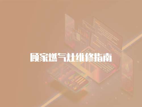顧家燃?xì)庠罹S修指南