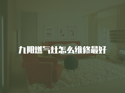 九陽(yáng)燃?xì)庠钤趺淳S修最好