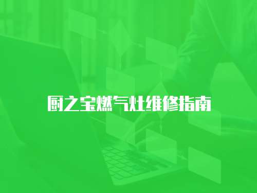 廚之寶燃?xì)庠罹S修指南