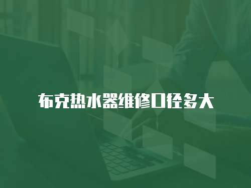 布克熱水器維修口徑多大