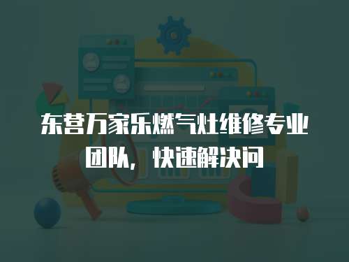 東營萬家樂燃?xì)庠罹S修專業(yè)團(tuán)隊(duì)，快速解決問