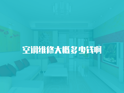 空調(diào)維修大概多少錢啊