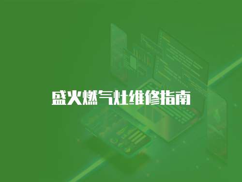 盛火燃?xì)庠罹S修指南