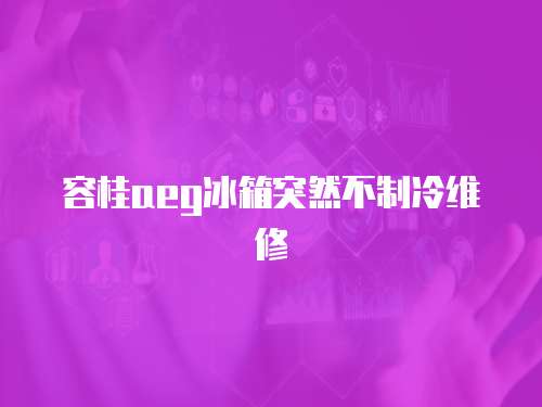 容桂aeg冰箱突然不制冷維修