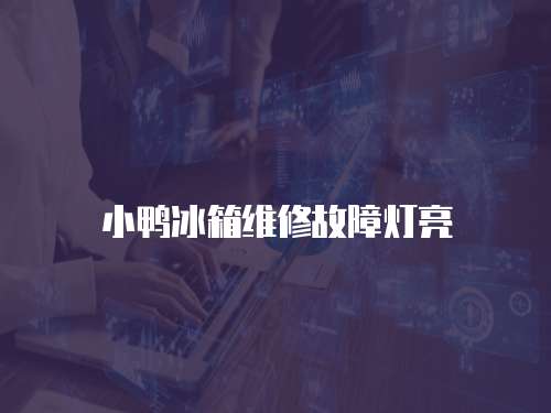 小鴨冰箱維修故障燈亮