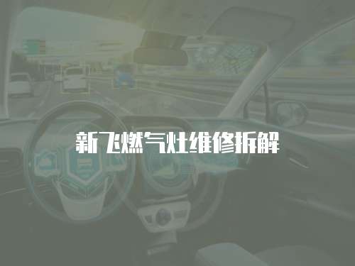 新飛燃氣灶維修拆解
