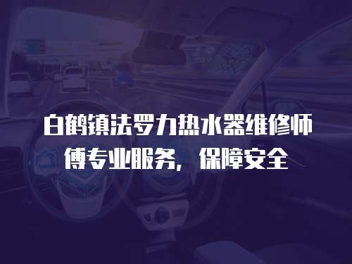 白鶴鎮(zhèn)法羅力熱水器維修師傅專業(yè)服務(wù)，保障安全