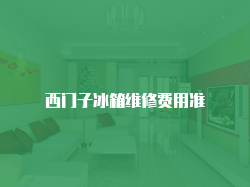 西門子冰箱維修費用準