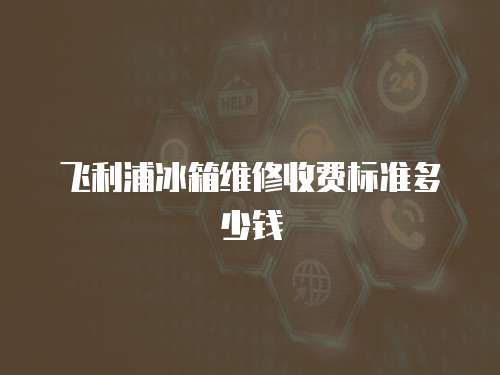 飛利浦冰箱維修收費標準多少錢