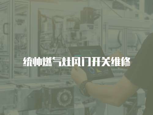 統(tǒng)帥燃?xì)庠铒L(fēng)門(mén)開(kāi)關(guān)維修