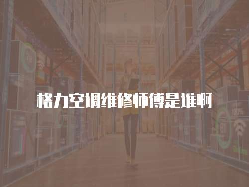 格力空調(diào)維修師傅是誰啊