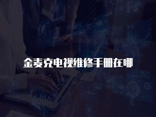 金麥克電視維修手冊在哪