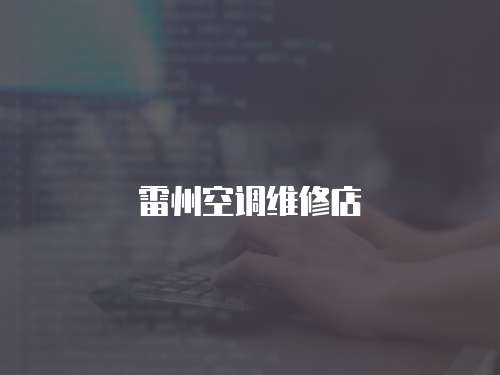 雷州空調(diào)維修店