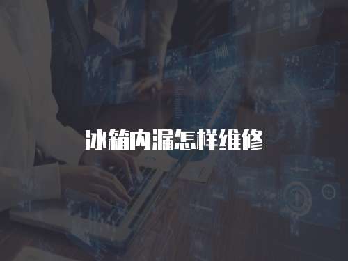 冰箱內漏怎樣維修