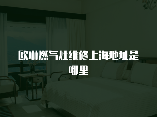 歐琳燃?xì)庠罹S修上海地址是哪里