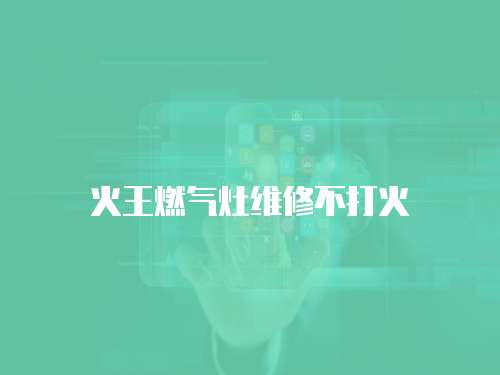火王燃?xì)庠罹S修不打火