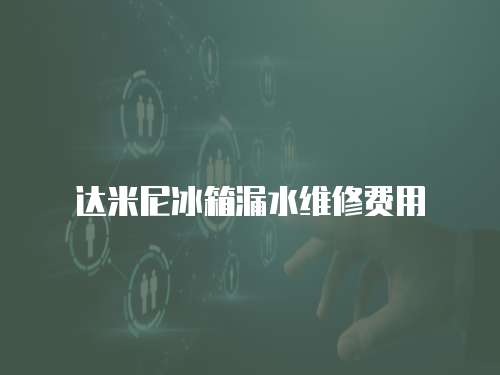 達(dá)米尼冰箱漏水維修費(fèi)用