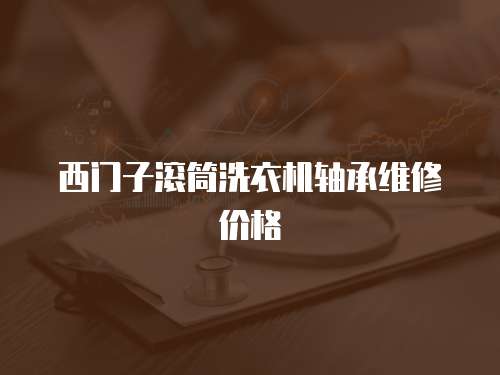 西門子滾筒洗衣機軸承維修價格