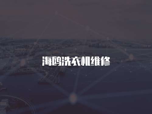 海鷗洗衣機維修