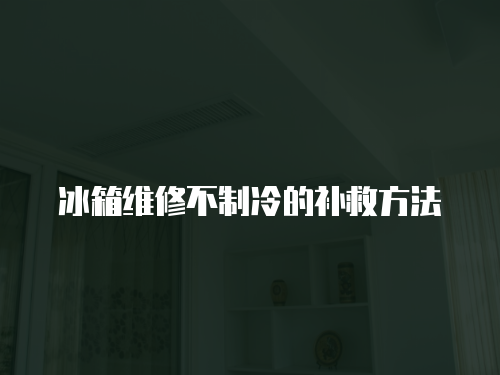 冰箱維修不制冷的補(bǔ)救方法