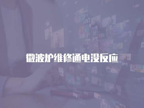 微波爐維修通電沒反應(yīng)