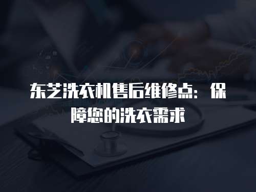 東芝洗衣機(jī)售后維修點(diǎn)：保障您的洗衣需求