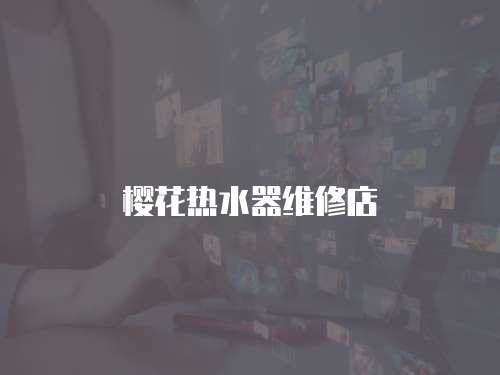 櫻花熱水器維修店