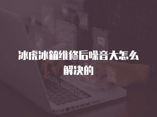 冰虎冰箱維修后噪音大怎么解決的