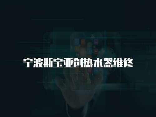 寧波斯寶亞創熱水器維修