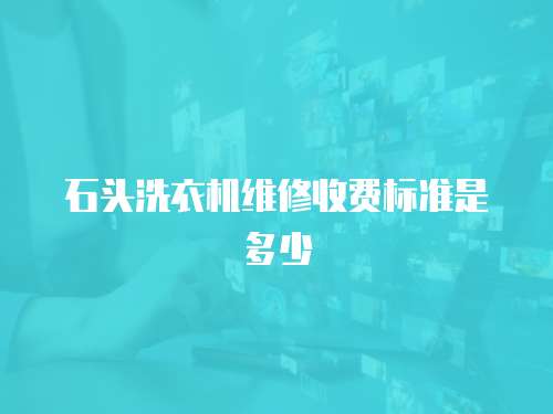石頭洗衣機維修收費標準是多少