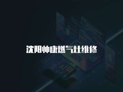 沈陽帥康燃氣灶維修