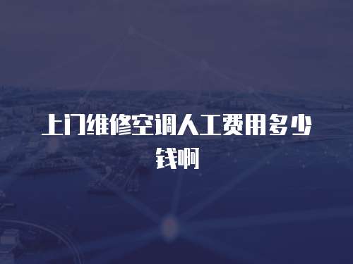 上門維修空調(diào)人工費用多少錢啊