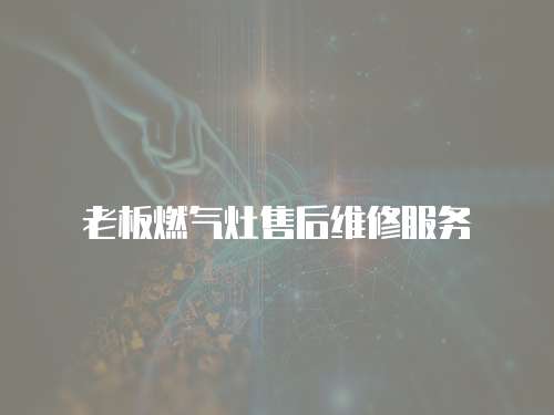 老板燃?xì)庠钍酆缶S修服務(wù)