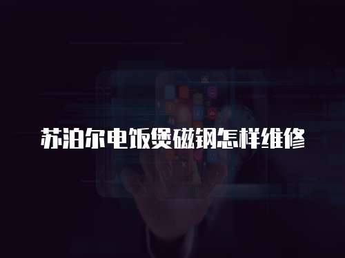 蘇泊爾電飯煲磁鋼怎樣維修