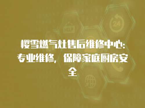 櫻雪燃氣灶售后維修中心：專業維修，保障家庭廚房安全