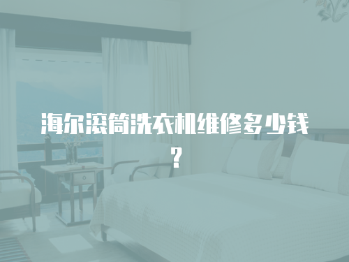 海爾滾筒洗衣機維修多少錢？