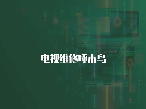 電視維修啄木鳥