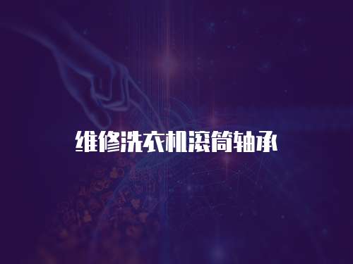 維修洗衣機滾筒軸承