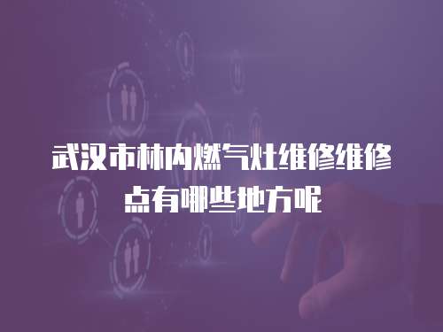 武漢市林內燃氣灶維修維修點有哪些地方呢