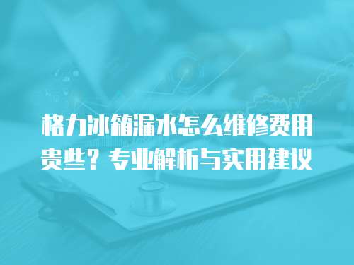 格力冰箱漏水怎么維修費(fèi)用貴些？專業(yè)解析與實(shí)用建議