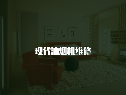 現(xiàn)代油煙機(jī)維修
